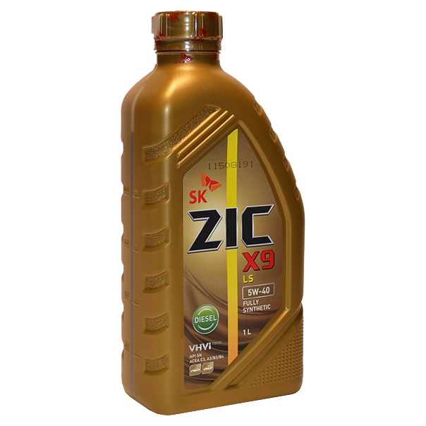 ZIC X9 LS SN 5W-40 дизель синтетика
